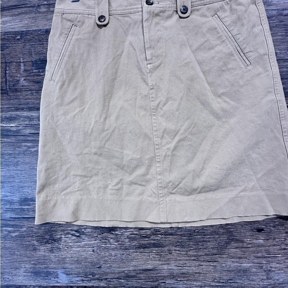 Lauren‎ Ralph Lauren Tan Pencil Skirt Knee-length Casual